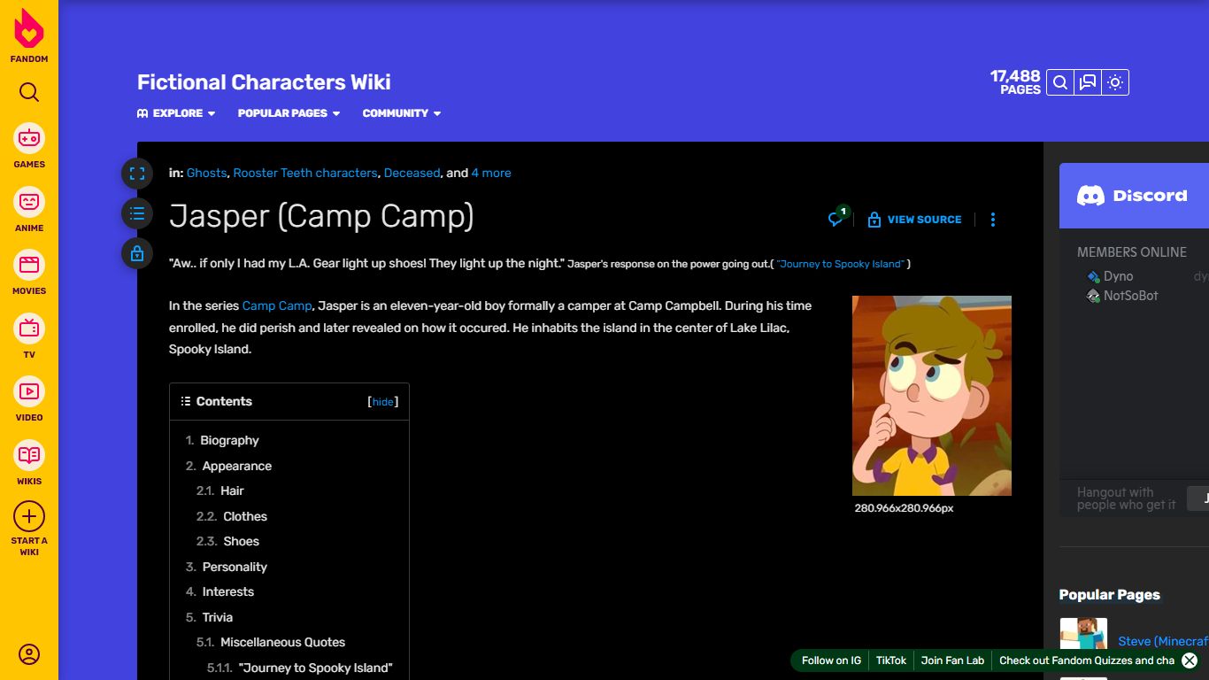 Jasper (Camp Camp) | Fictional Characters Wiki | Fandom